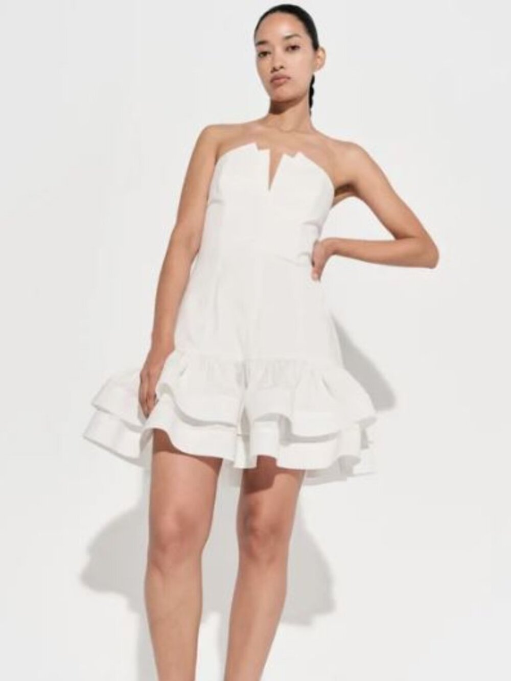 NWT De Loreta Festivo Dress White